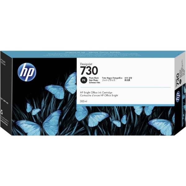 Фото - Картридж для струменевих принтерів/БФП HP 730 DesignJet T1600/T1700/T2600 300 мл Photo Black (P2V73A)